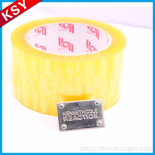 Good Reputation Factory Price Engraved Plate Logo Embossed Metal Bag Badge Emblems